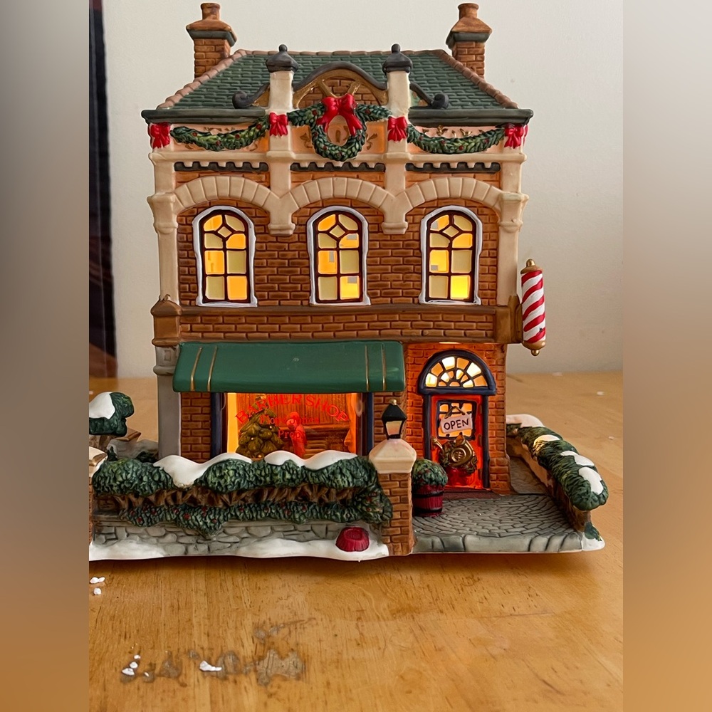 Heartland Valley Village Deluxe Porcelain Lighted House Holiday Christmas VTG